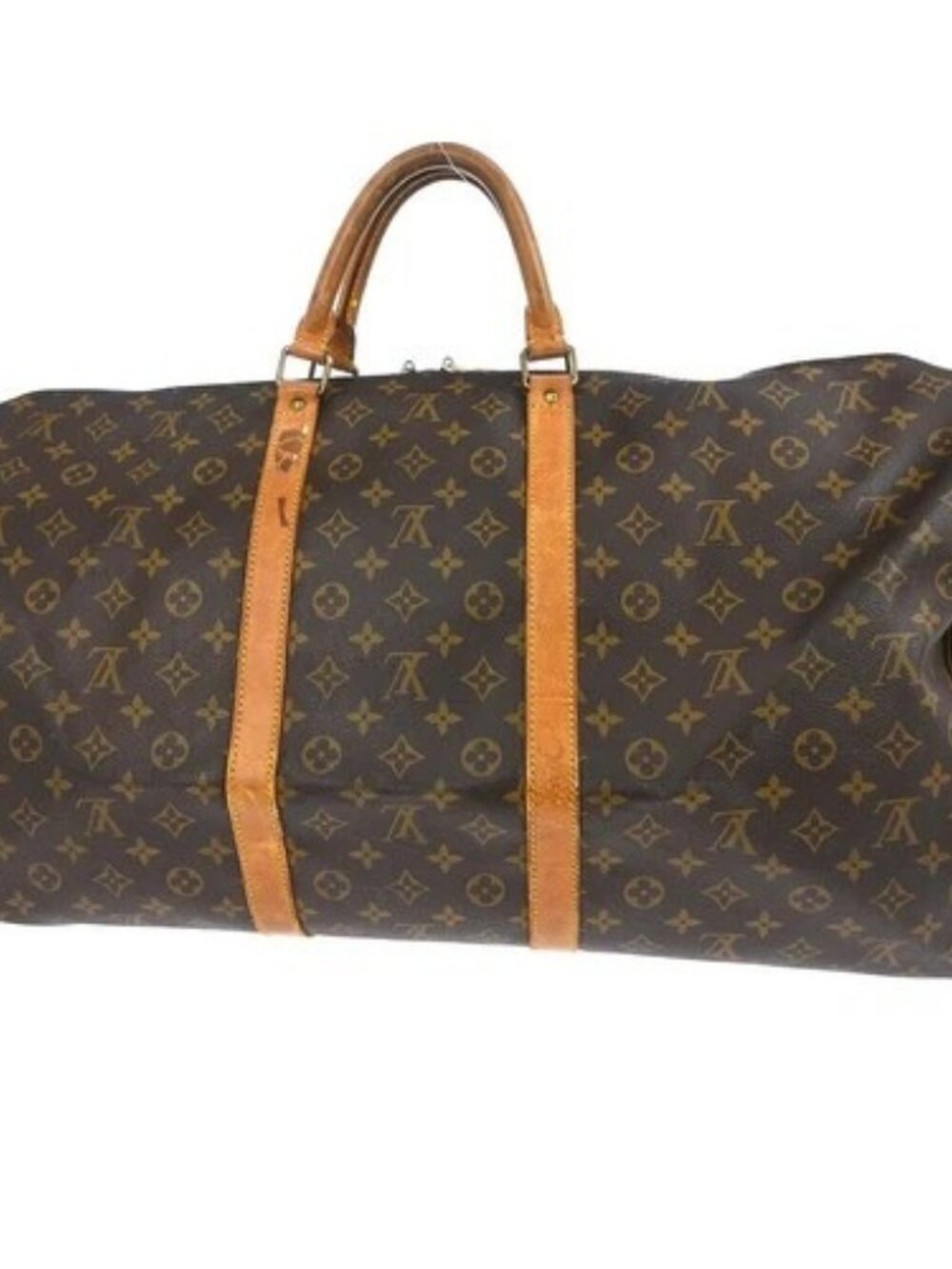 BUYIT02 LOUIS VUITTON MONOGRAM KEEPALL BANDOULIERE 60 M41412 VI0942 NQ06286 - Picture 2 of 16